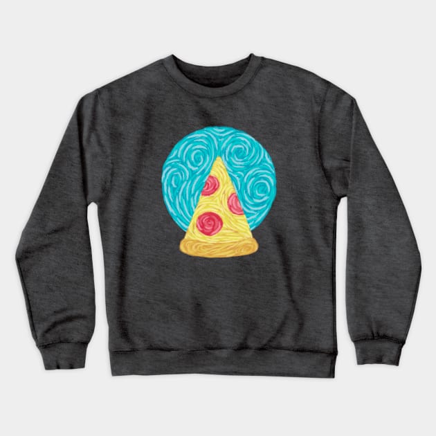 Pizzimpressionist Crewneck Sweatshirt by rakelittle